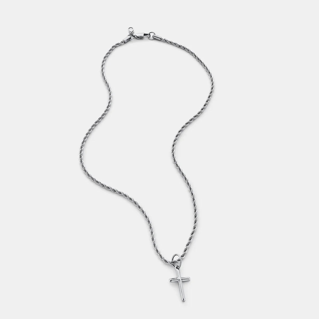 Handmade Unisex necklace with cross pendant and bracelet set