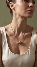 Round Pendant Necklace for Women
