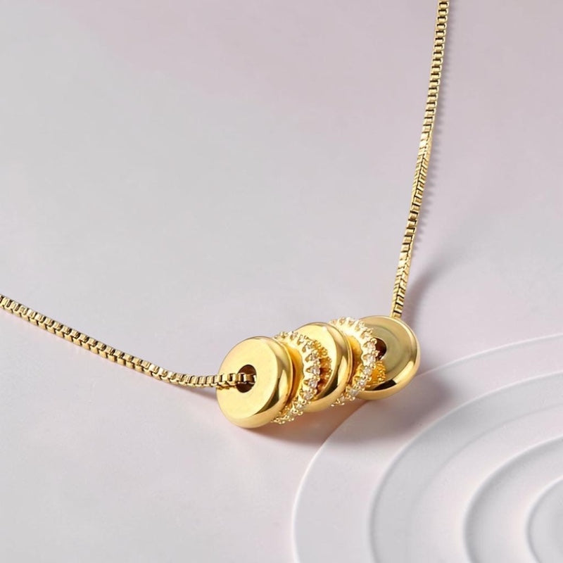 Round Pendant Necklace for Women