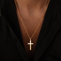 Handmade Unisex necklace with cross pendant and bracelet set