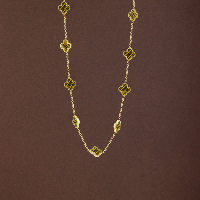 Dyed Black Necklace for Women