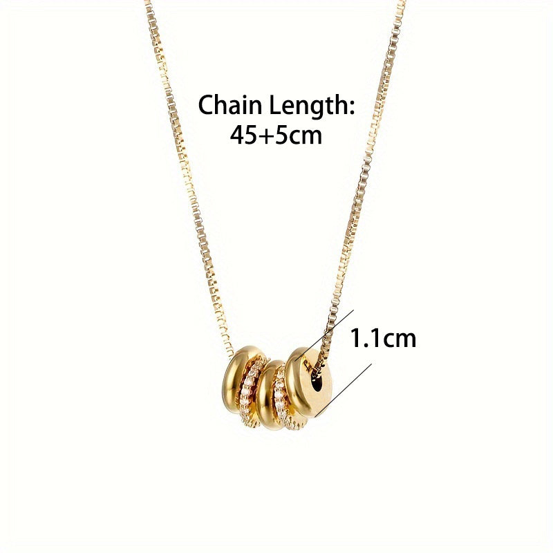 Round Pendant Necklace for Women