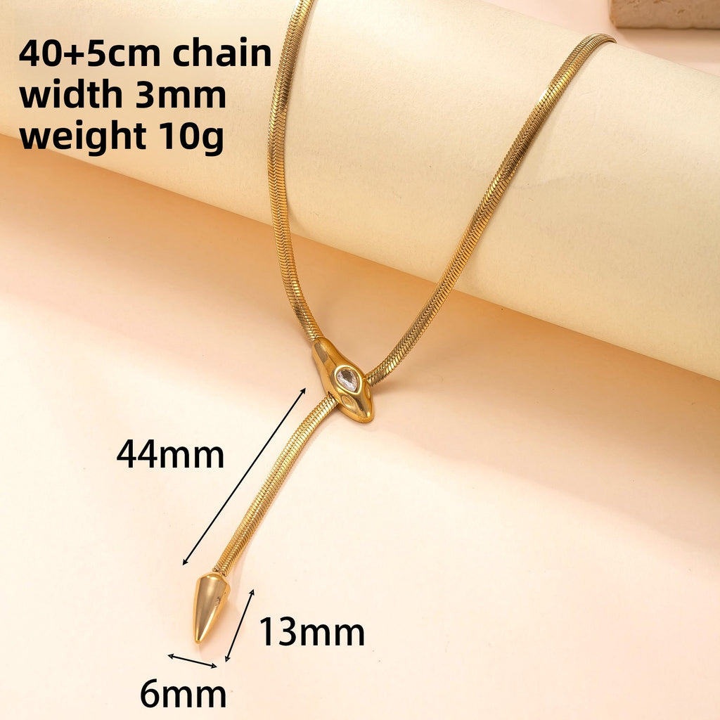 Snake Pattern Necklace for Women